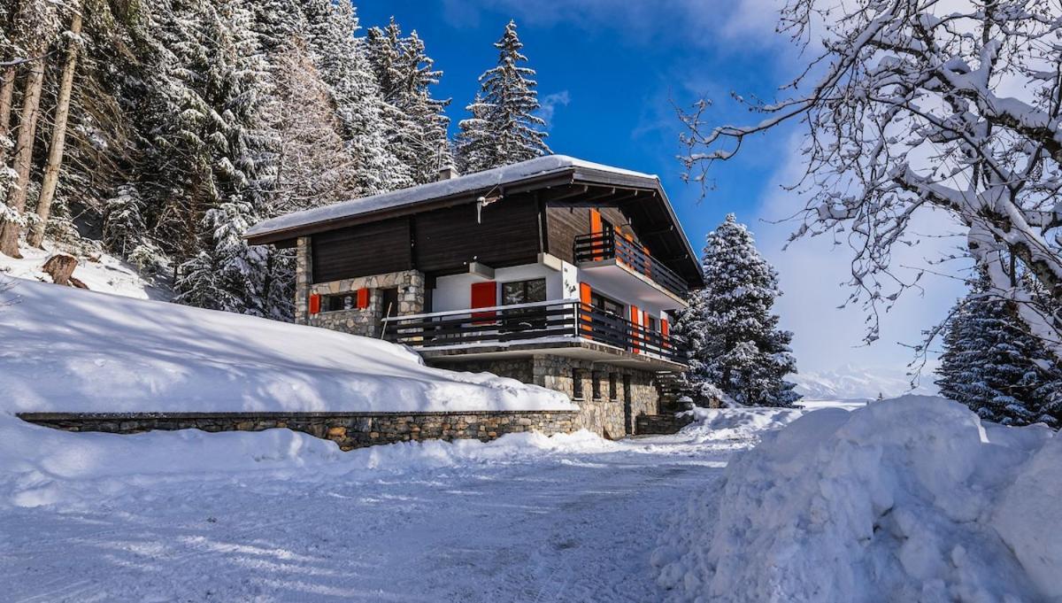Arbaz Chalet Familial Les Girolles Aux Portes D'Anzere מראה חיצוני תמונה