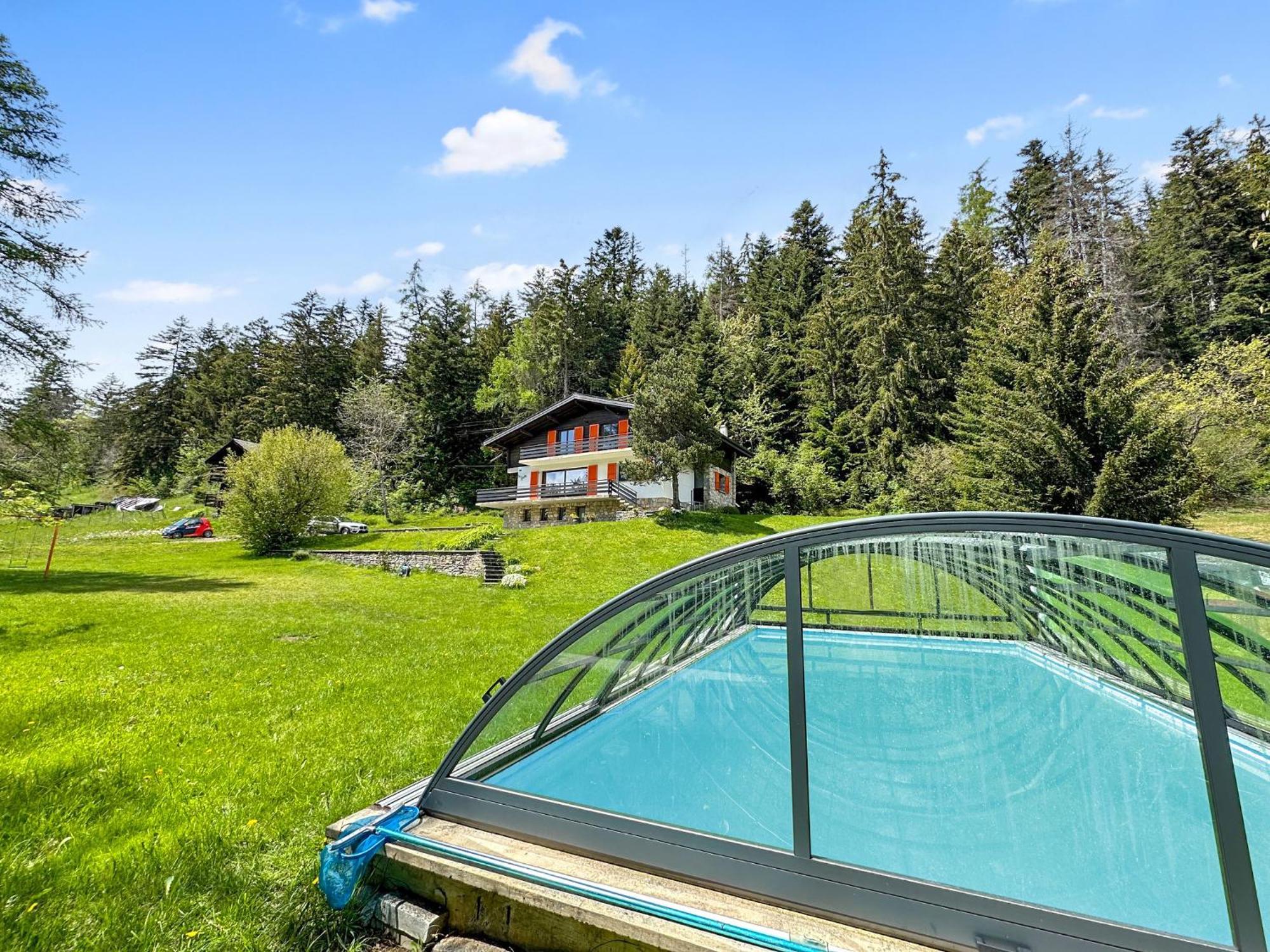 Arbaz Chalet Familial Les Girolles Aux Portes D'Anzere מראה חיצוני תמונה